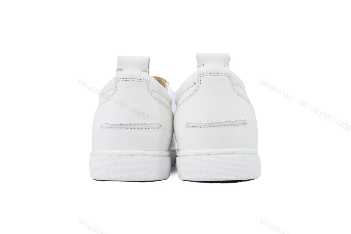 View 4 of Christian Louboutin Louis Junior Spikes White 11305733047