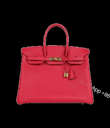 Hermès Birkin 35 Rose Extreme Epsom Gold Hardware — view 1