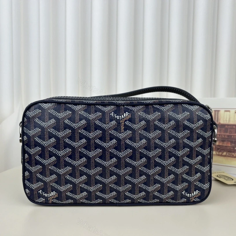 View 3 of 高仿Goyard*CAPVEP7相機郵差包深藍小號免檢版