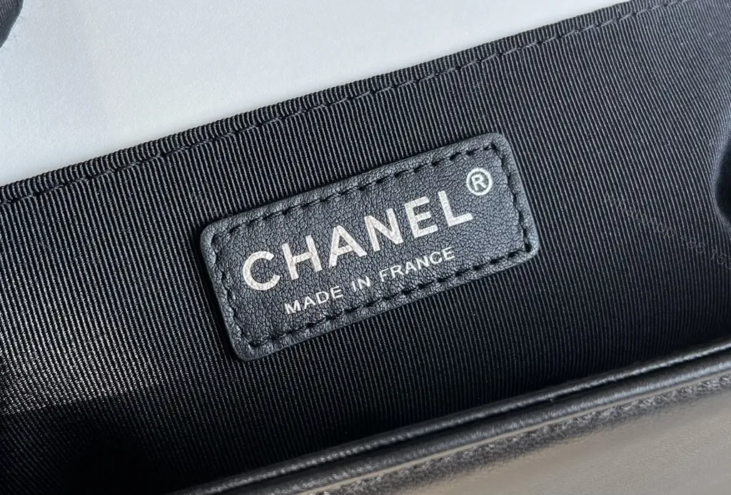 View 2 of Black Leather Quilted Flap Bag - Edgy Chanel-Inspired Luxury Bag