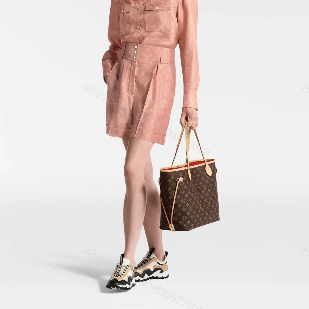 View 6 of Louis Vuitton Neverfull MM Pivoine Pink 31Cm M41178