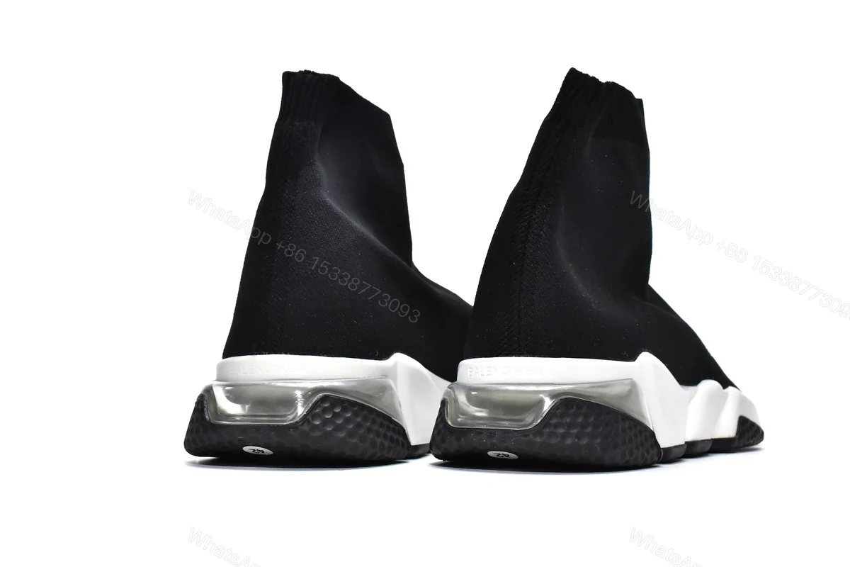 View 4 of Balenciaga Speed Trainer Black White