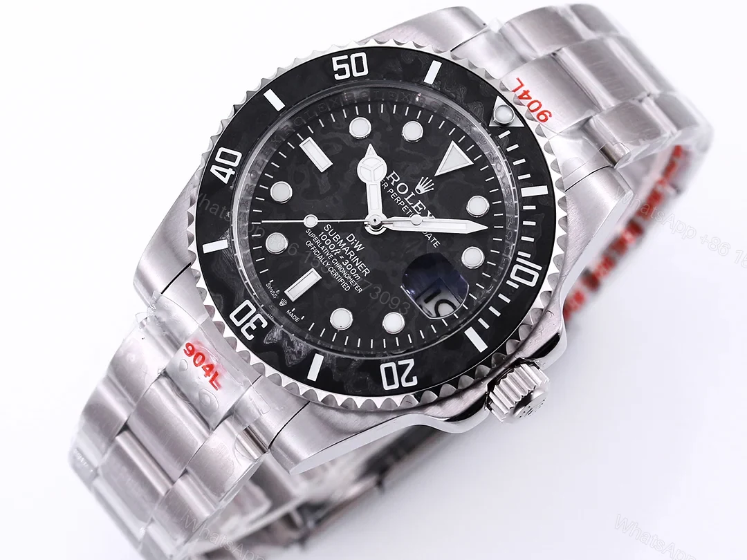 View 4 of Rolex Submariner Date Stainless Steel Black Cerachom ROLEX-SUB-DIW-CF40
