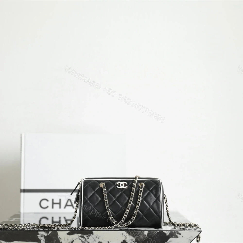 View 3 of 高仿Chanel*25P系列AS4515小羊皮拼色單肩包小號免檢版