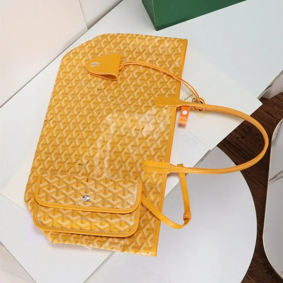 View 5 of 高仿Goyard*STLOUIP7滿印Tote手提袋黃色免檢版小號