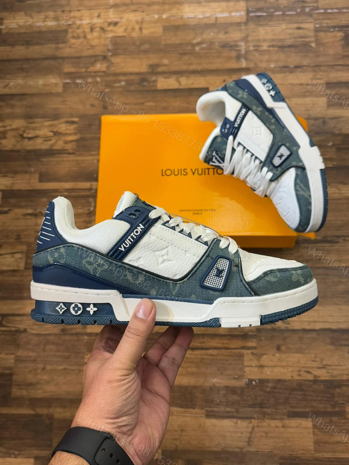 View 2 of FIRST COPY Louis Vuitton Trainer Sneakers For Men