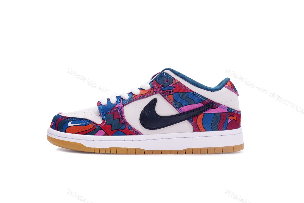 View 9 of Parra x Nike SB Dunk Low Pro QS Abstract Art DH7695-600