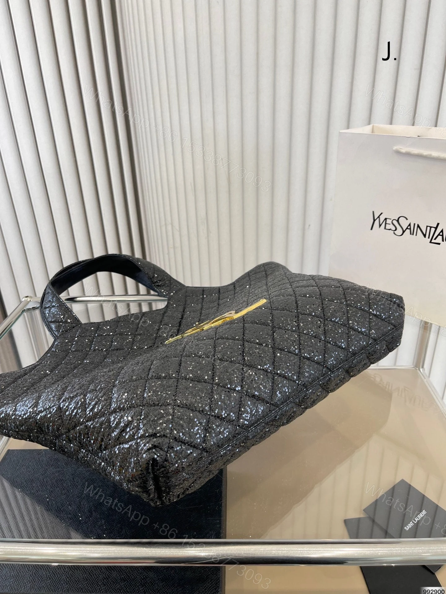 View 7 of Women Saint Laurent Icare Maxi Shopping Bag In Quilted
