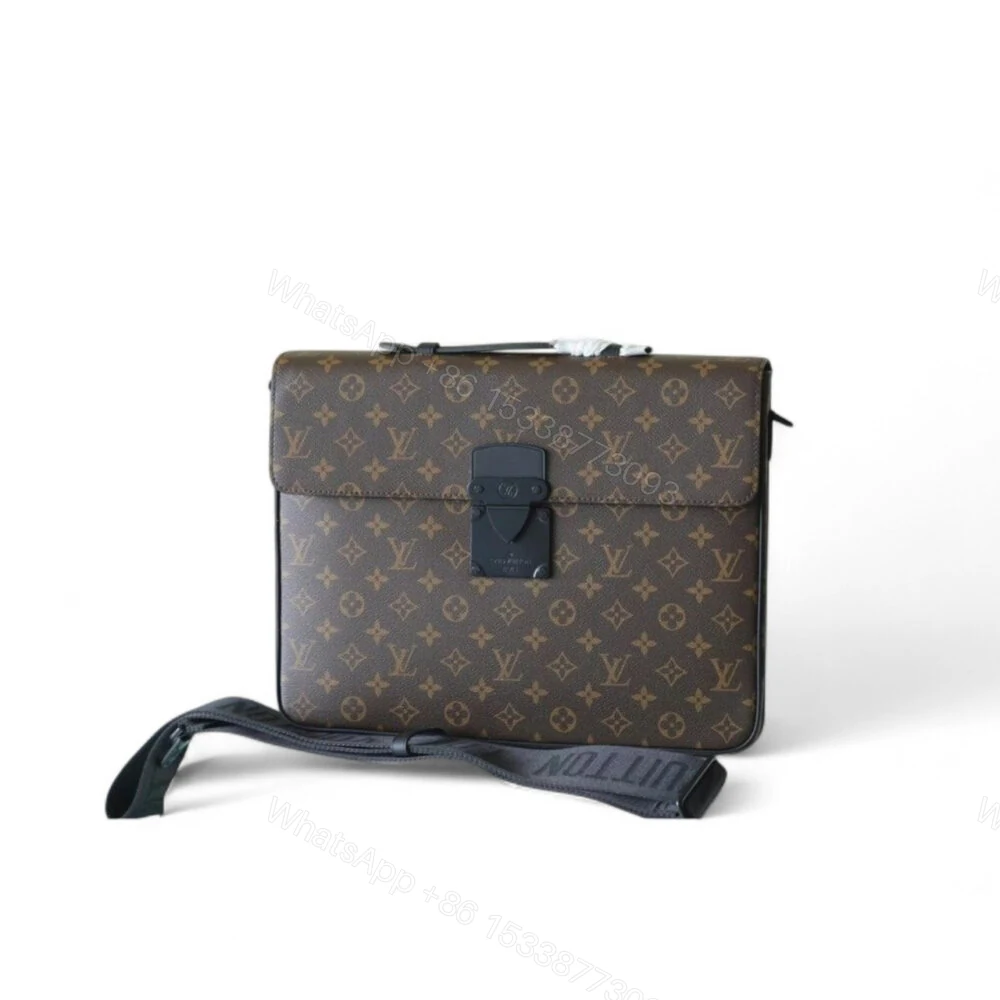 Louis Vuitton S-Lock Briefcase in Monogram Canvas 37cm — view 1
