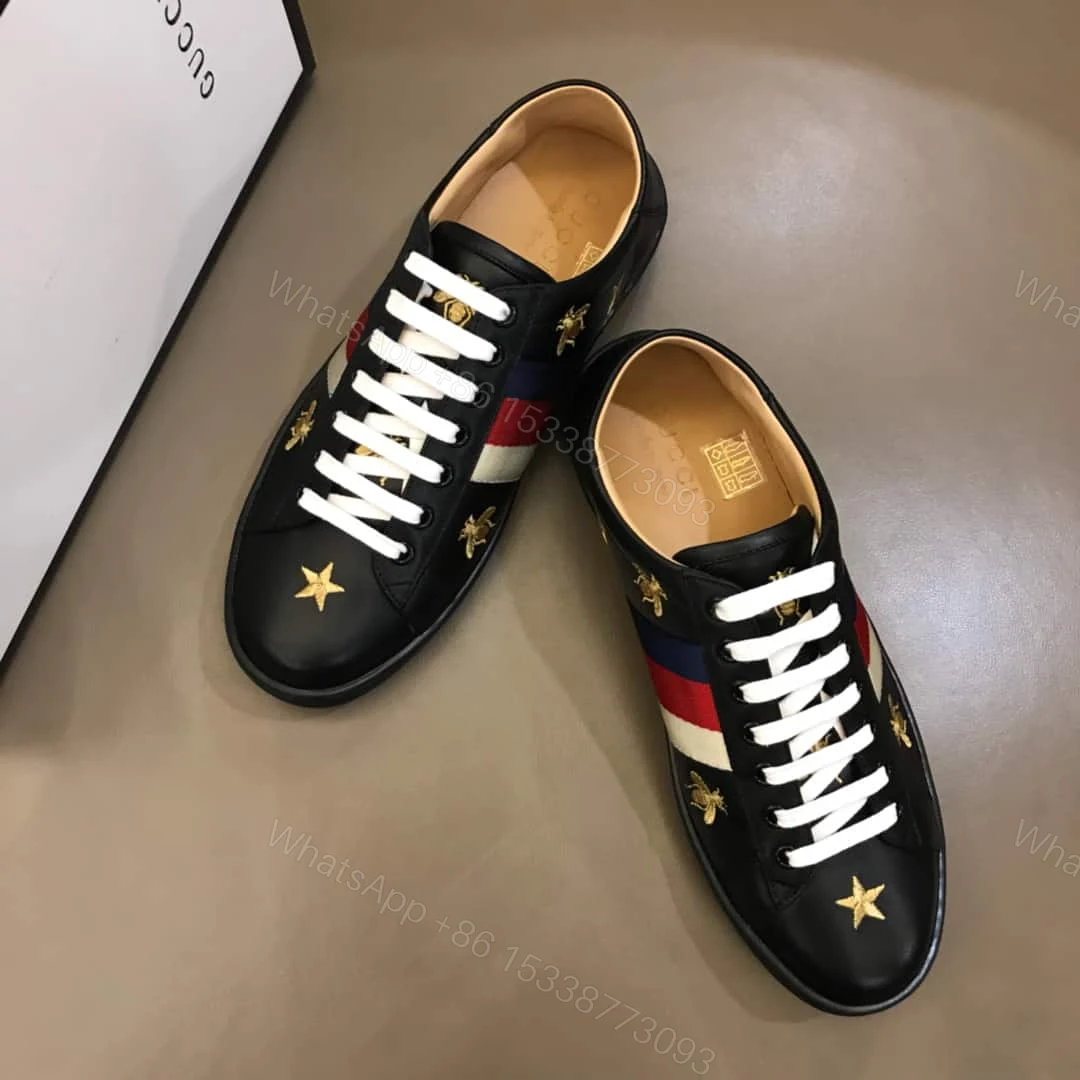 View 4 of GUCCI BLACK BEE STAR WEB RED WHITE BLUE – GC36