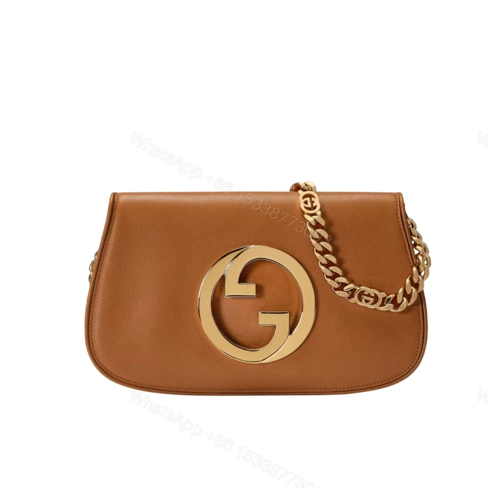 Gucci Blondie Shoulder Bag Brown 28Cm 699268 UXX0G 2535 — view 1