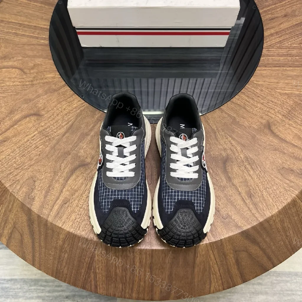 View 8 of Textured Moncler High-Top Sneaker: Luxe Everyday Comfort