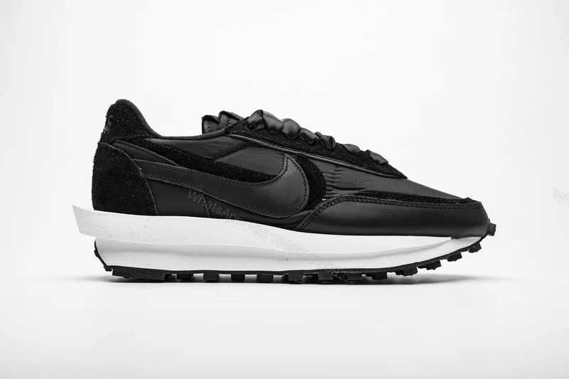 View 2 of (OG)Sacai x Nike Waffle Dbreak BlackWhite BV0073-002