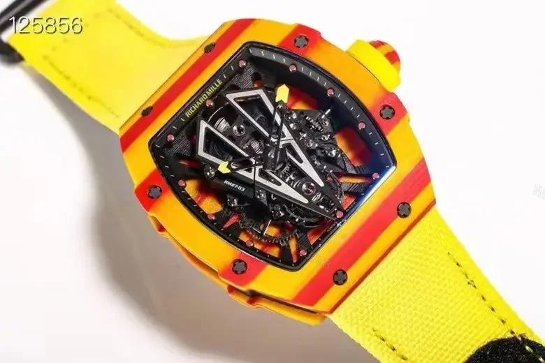 View 7 of Richard Mille Swiss Clone 27-03 Rafa Nadal