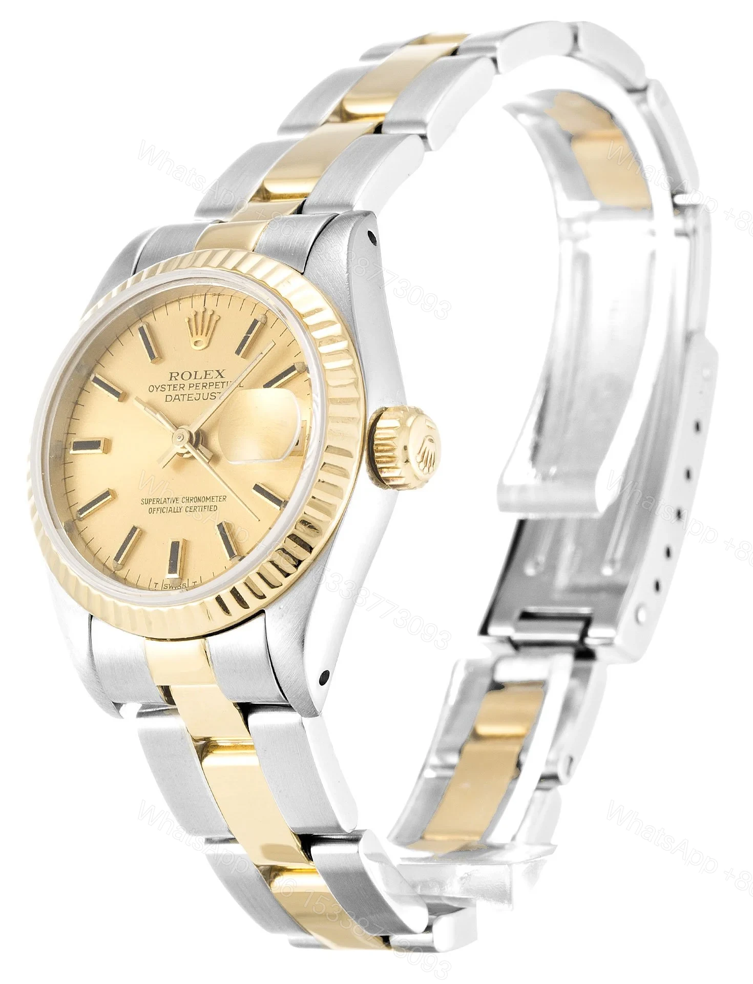 View 2 of Replica Rolex Lady-Datejust Champagne Dial 69173-2 26 mm