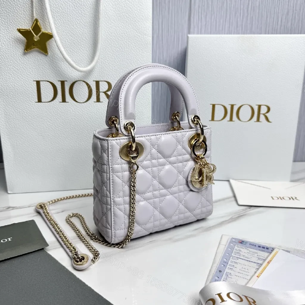 View 6 of Quilted Gold-Accent Mini Bag: Day-to-Night Luxury