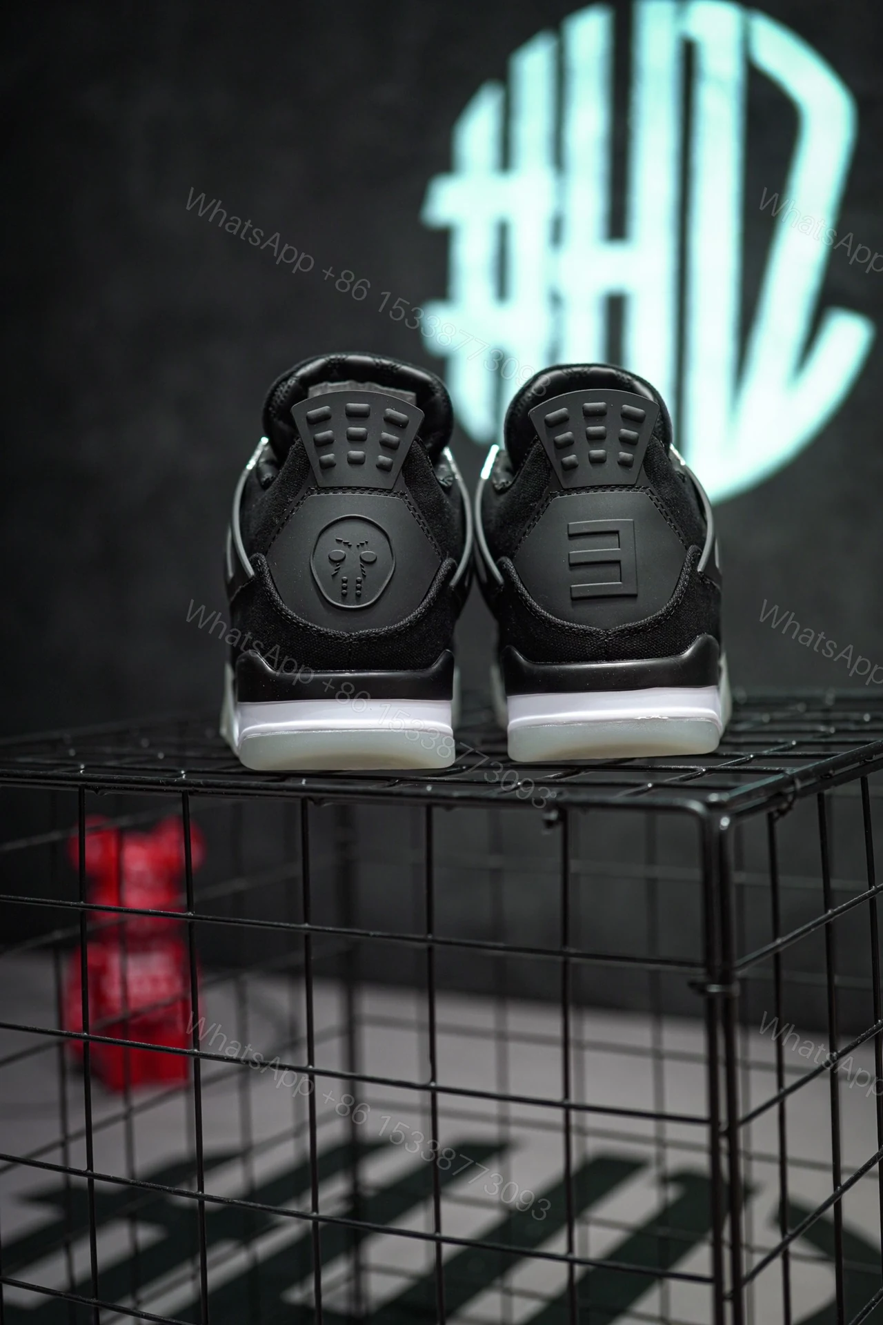 View 8 of Air Jordan Retro Eminem Carhartt Black Chrome Reps