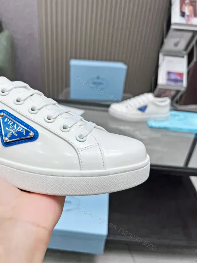 View 5 of PRADA BRUSHED LEATHER SNEAKERS – PRD044