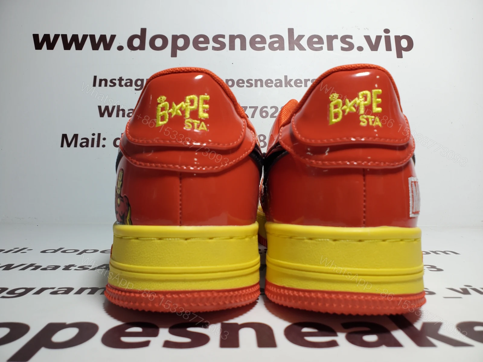 View 6 of BAPE Marvel x Bapesta 'Iron Man' (2022)(BapeSta)