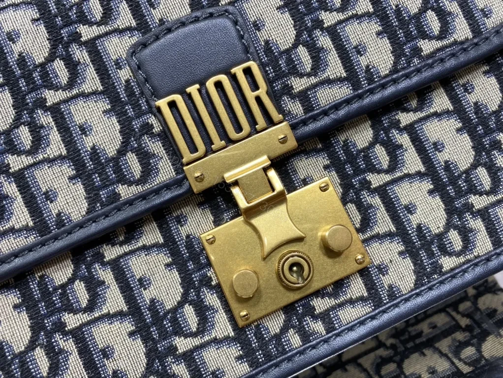 View 7 of Chic Monogram Mini Bag with Gold Hardware - Designer-Inspired