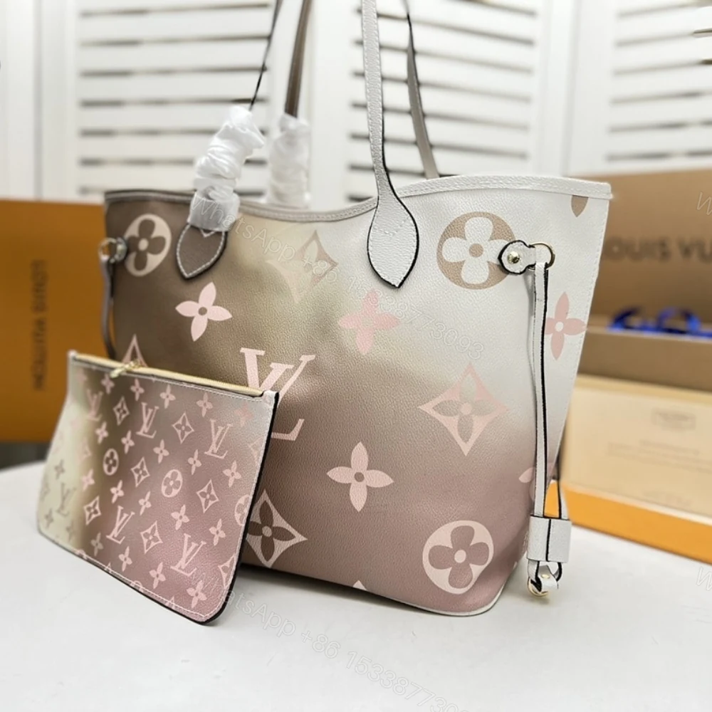 View 3 of Louis Vuitton Neverfull MM Sunset Kaki 31Cm M59859