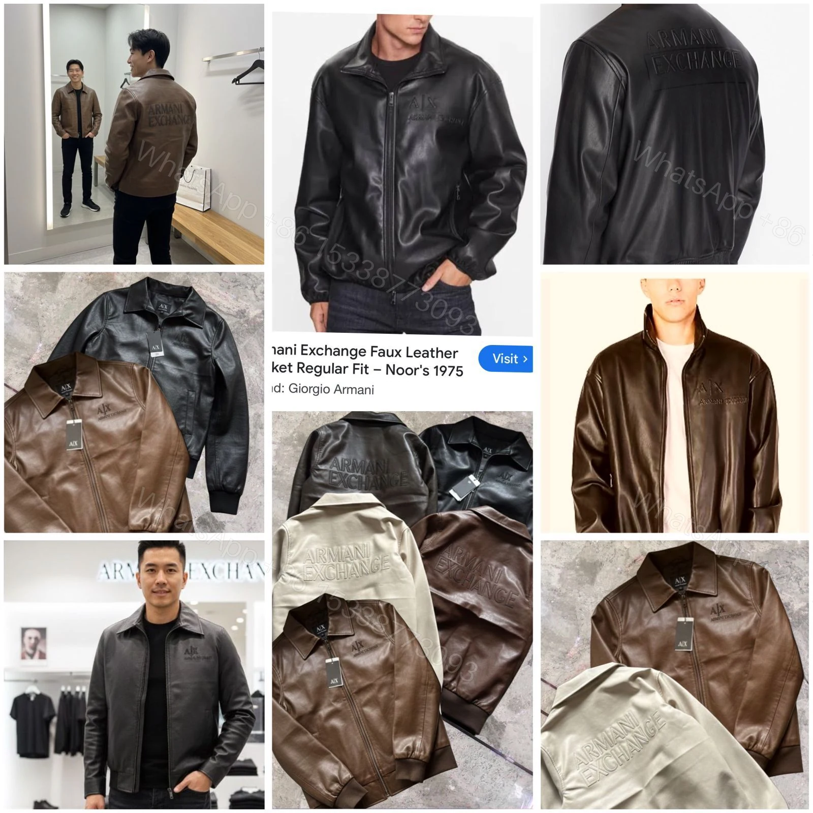 View 7 of First Copy Armani Exchange High-End Jacket