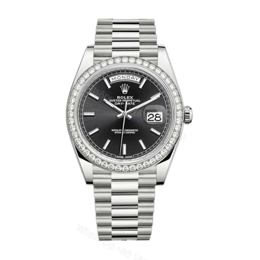 Rolex DayDate Black Diamond Super Clone — view 1