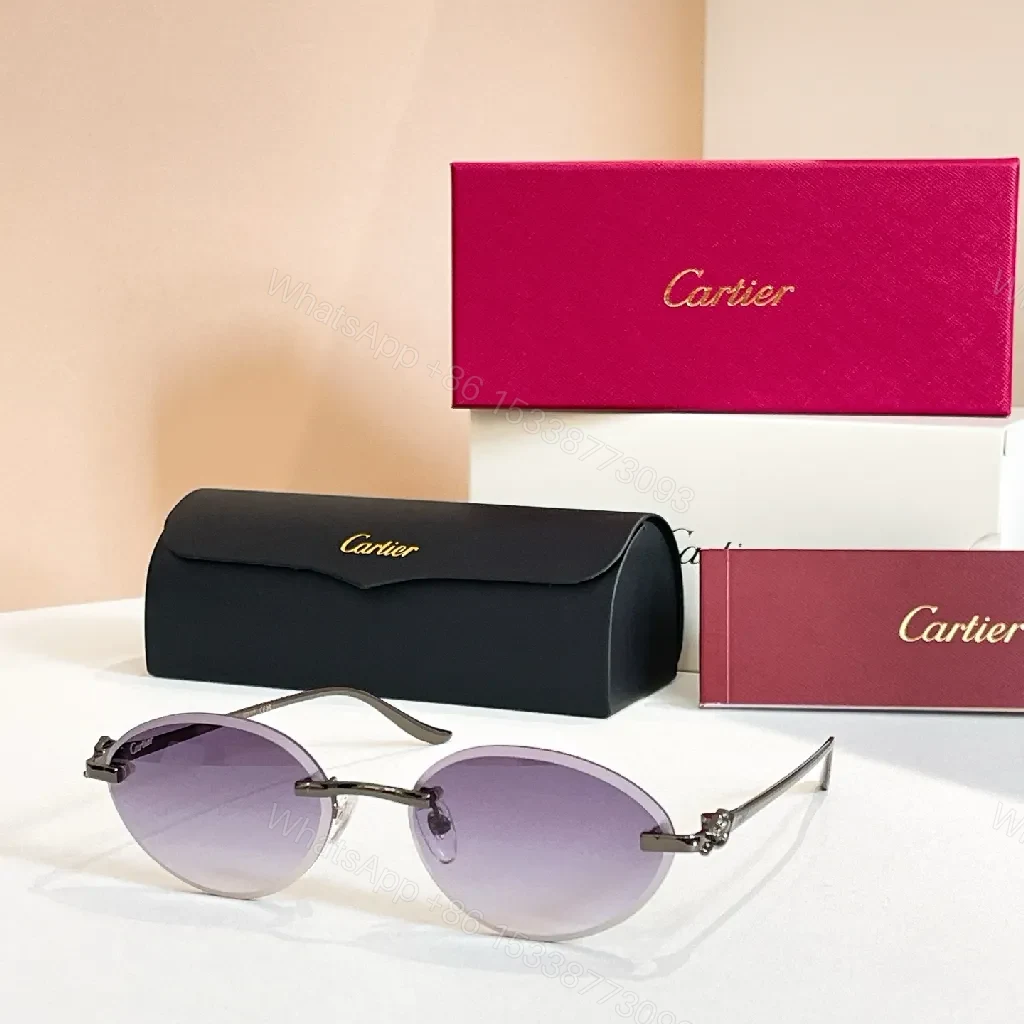 View 9 of Gold-Tone Round Sunglasses with Gradient Lenses, Deluxe Frame, All-Day Comfort
