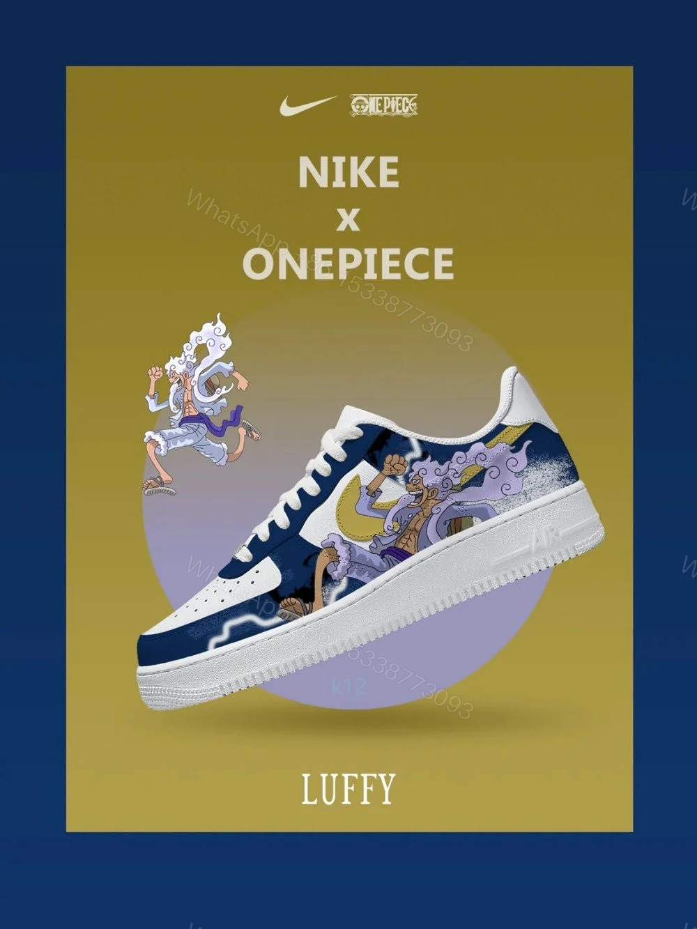 Monkey D. Luffy V.9 Custom Air Force 1 — view 1