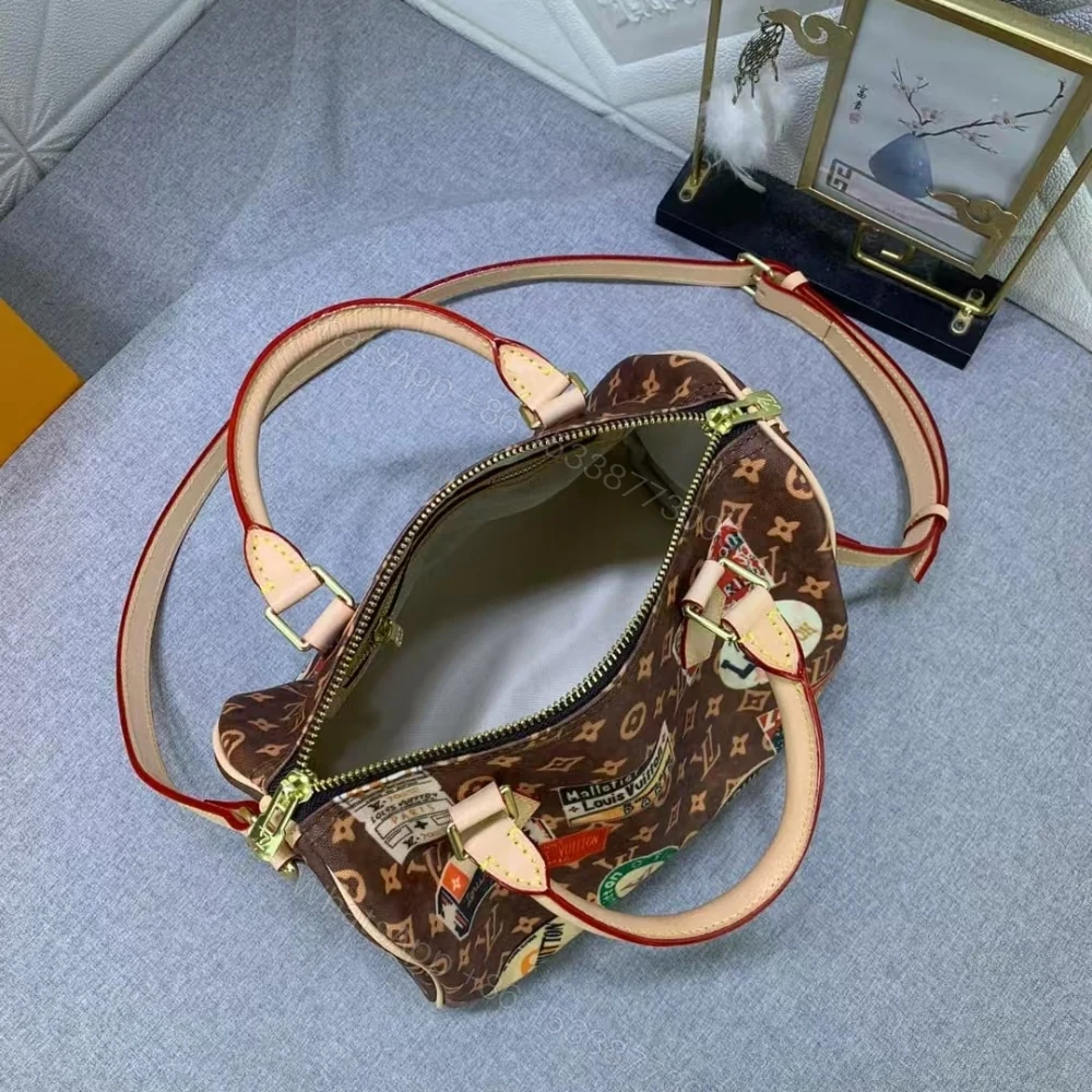 View 5 of Louis Vuitton Speedy Bandoulière 30 Other Monogram Canvas Autres Toiles 30Cm M47087