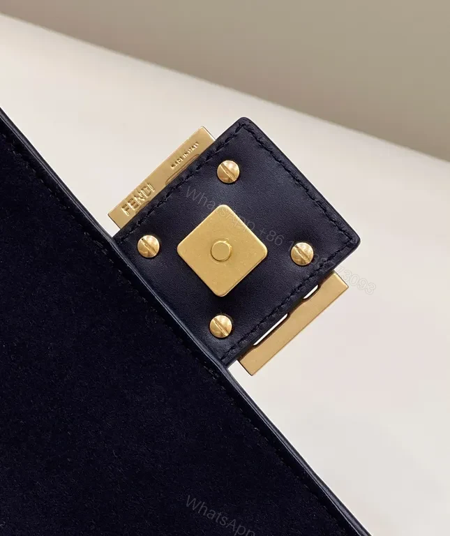 View 2 of Chic Geometric Crossbody Bag with Gold Hardware - Structured