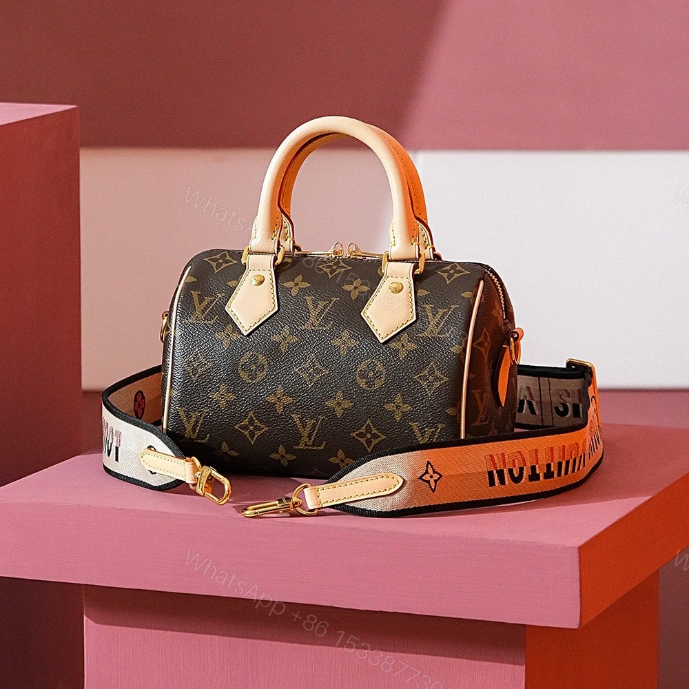 View 3 of 高仿LV手提斜挎包Speedy20系列老花帆布免檢版