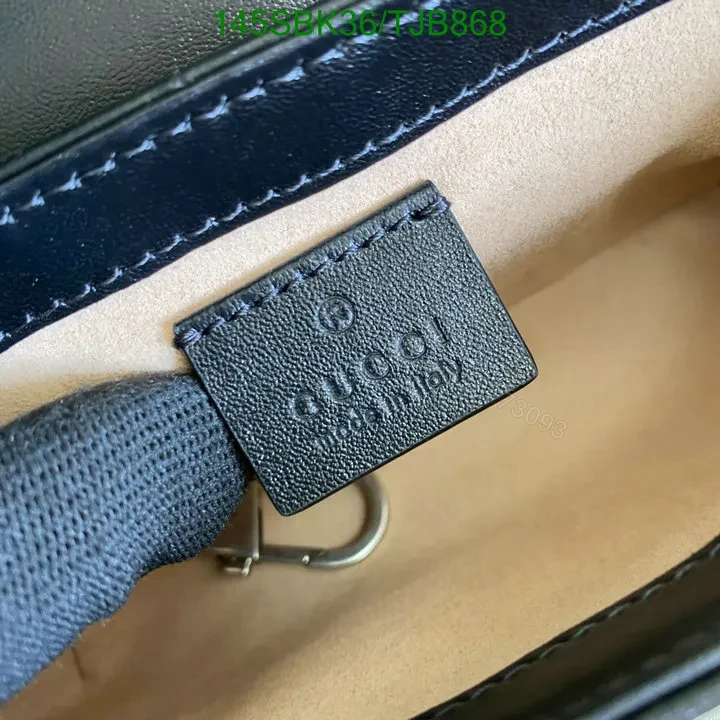 View 11 of Gucci Super Mini Bag in Blue Matelassé Chevron Leather with Silver-Toned Hardware 496474