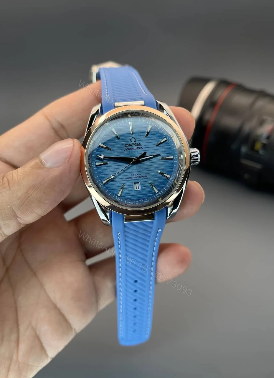 Omega Aqua Terra Blue 40mm Quartz — view 1