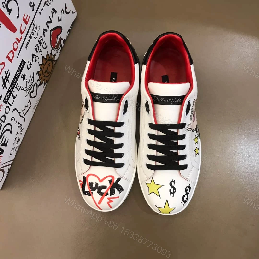 View 4 of DOLCE & GABBANA PORTOFINO PADRINO PIG SNEAKERS – DG27