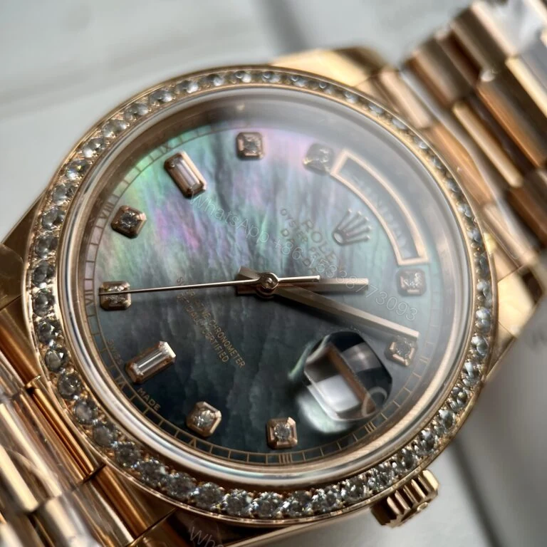 View 3 of Day-Date 40mm Super Clone Mother Of Pearl Dial