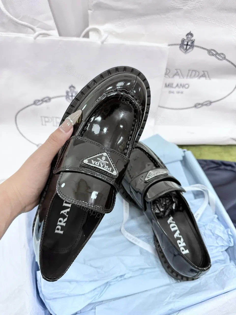 View 8 of Gleaming Patent Loafer: Luxe Shine, All-Day Comfort