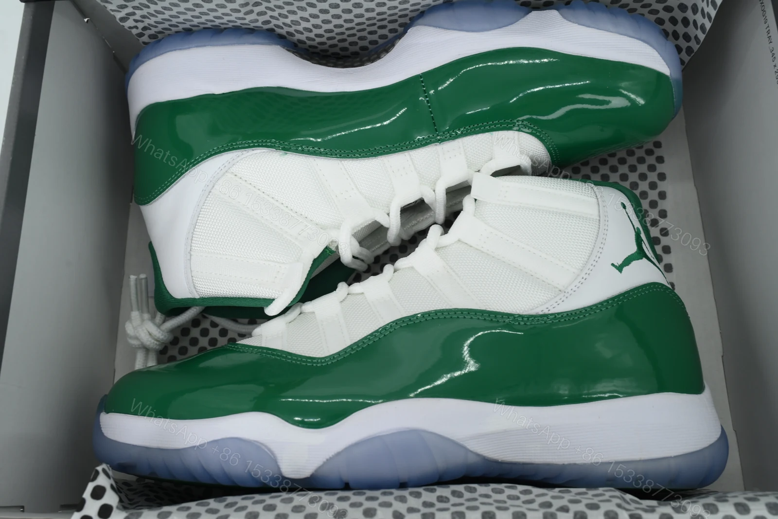 View 6 of Air Jordan 11 Retro White Green CT8012-113