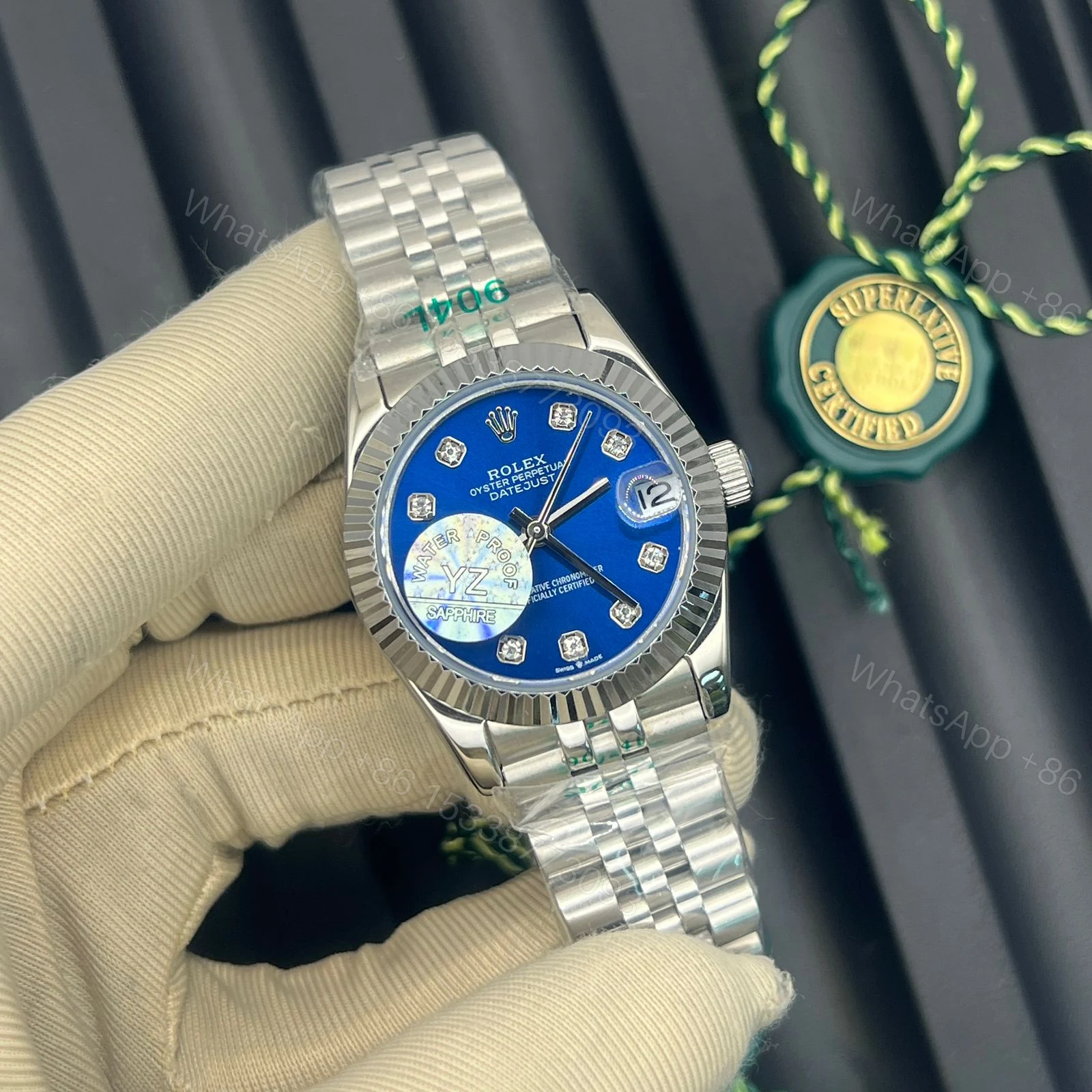 Rolex Datejust Diamond Watch — view 1