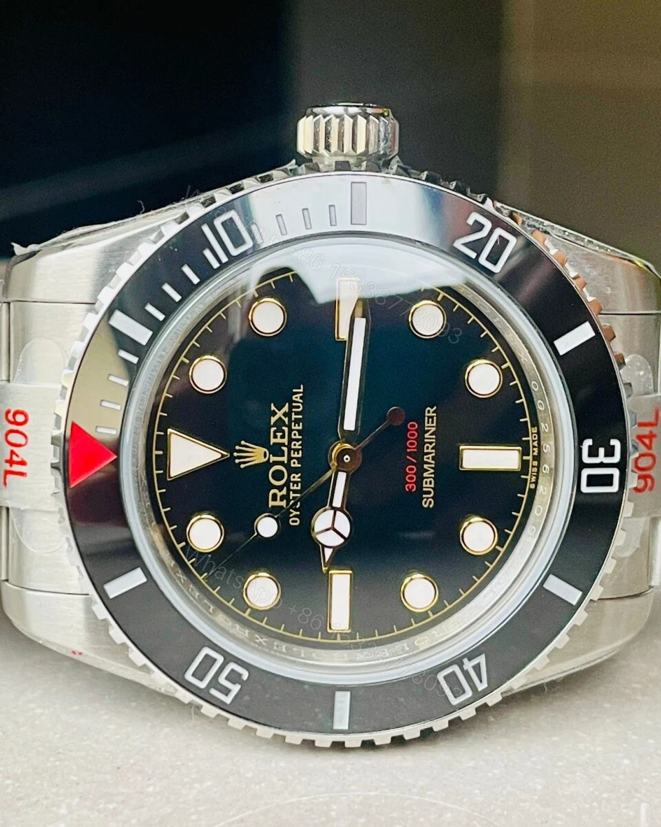 View 5 of GMF FACTORY 1:1 Rolex Submariner “Tempus Machine Red Depth 216A” 904L SS Black Dial A3130