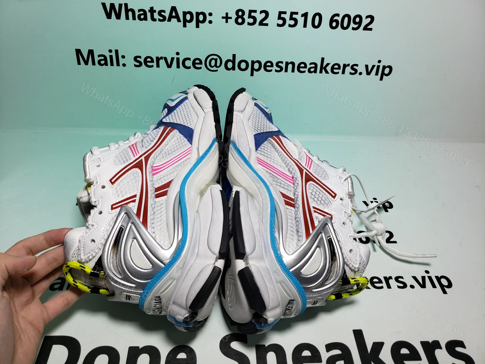 View 8 of Balenciaga Runner Multicolor Mesh and Nylon 772774W3RBW9645