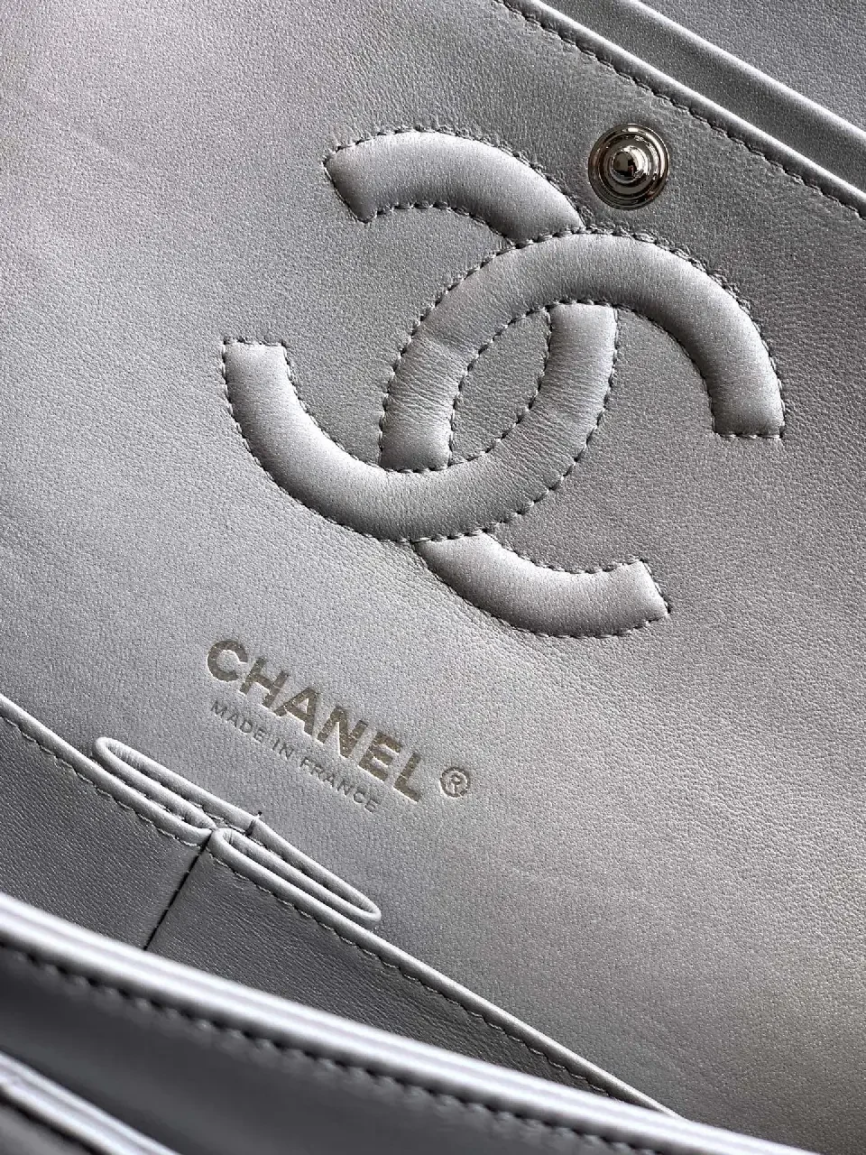 View 7 of Quilted Leather Bag, Charm Accents, Everyday Luxury Bag