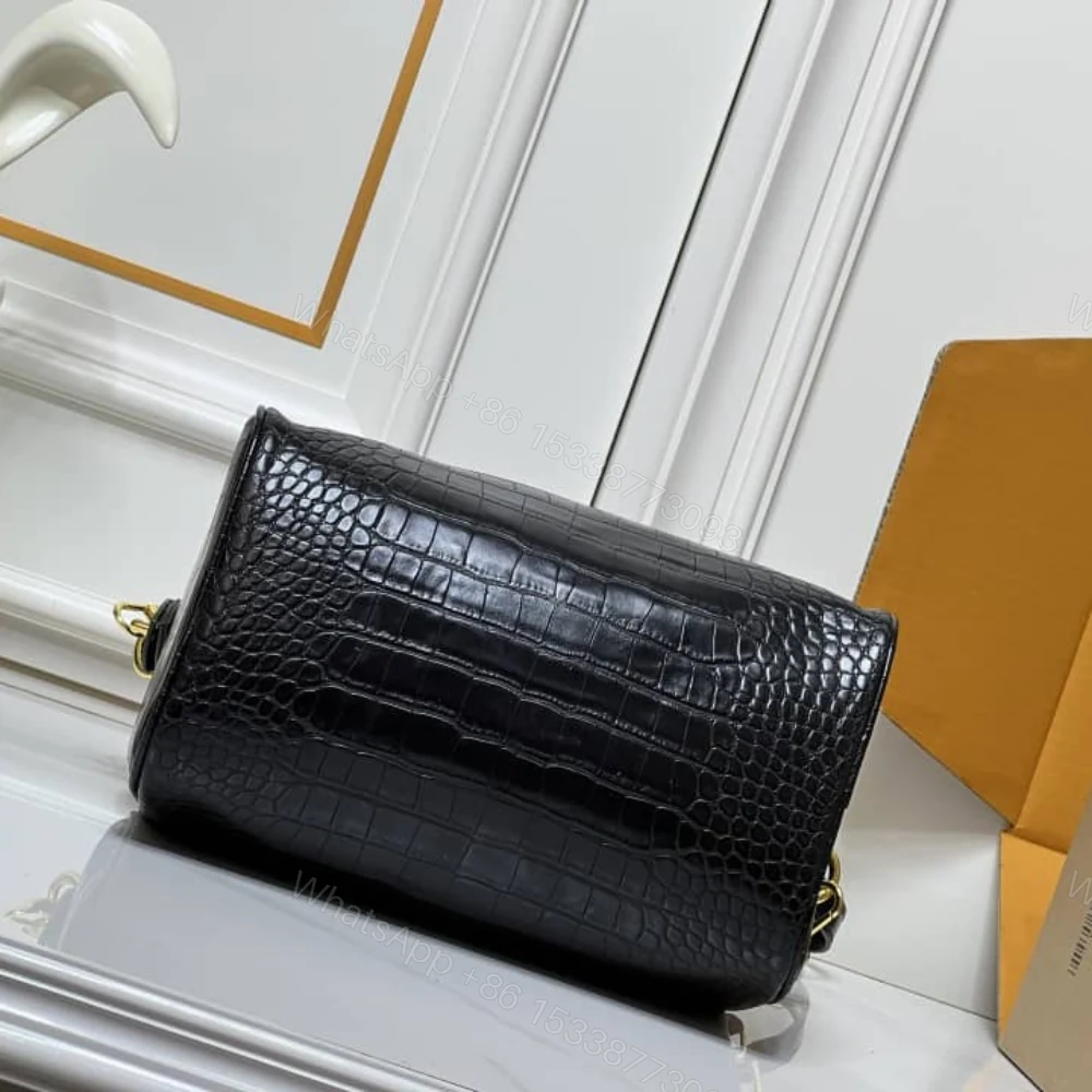 View 7 of Louis Vuitton Speedy Satchel Bag Black 25Cm