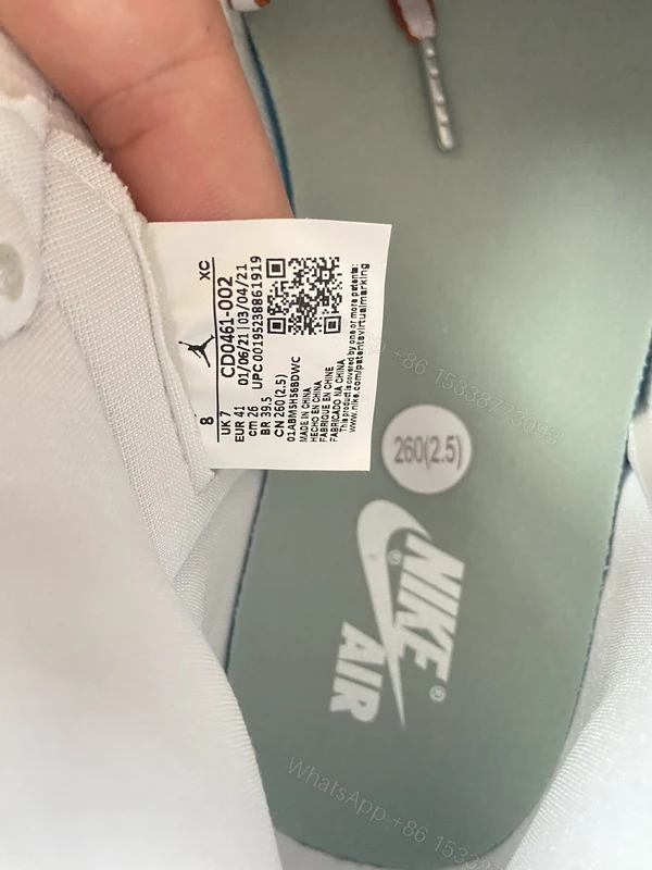 View 9 of Air Jordan 1 High OG Seafoam CD0461-002