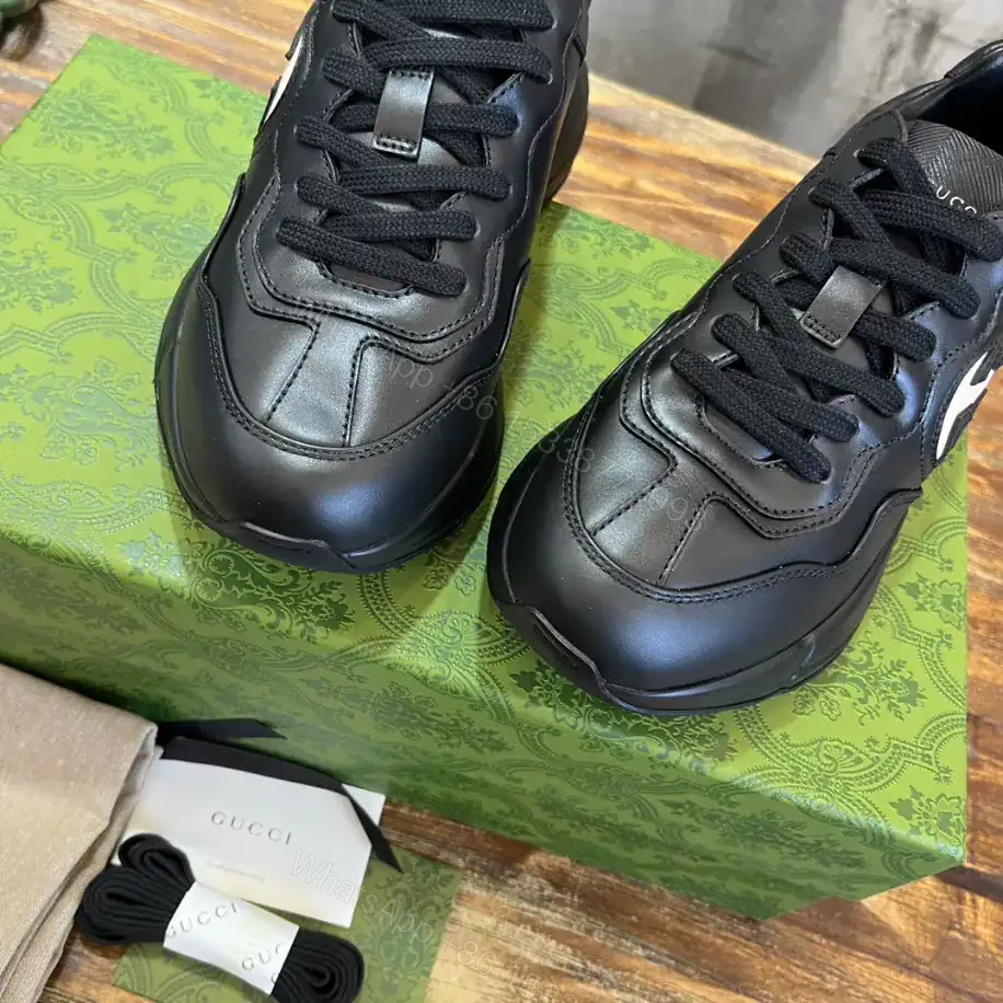 View 5 of GUCCI RHYTON SNEAKERS IN BLACK – GC168