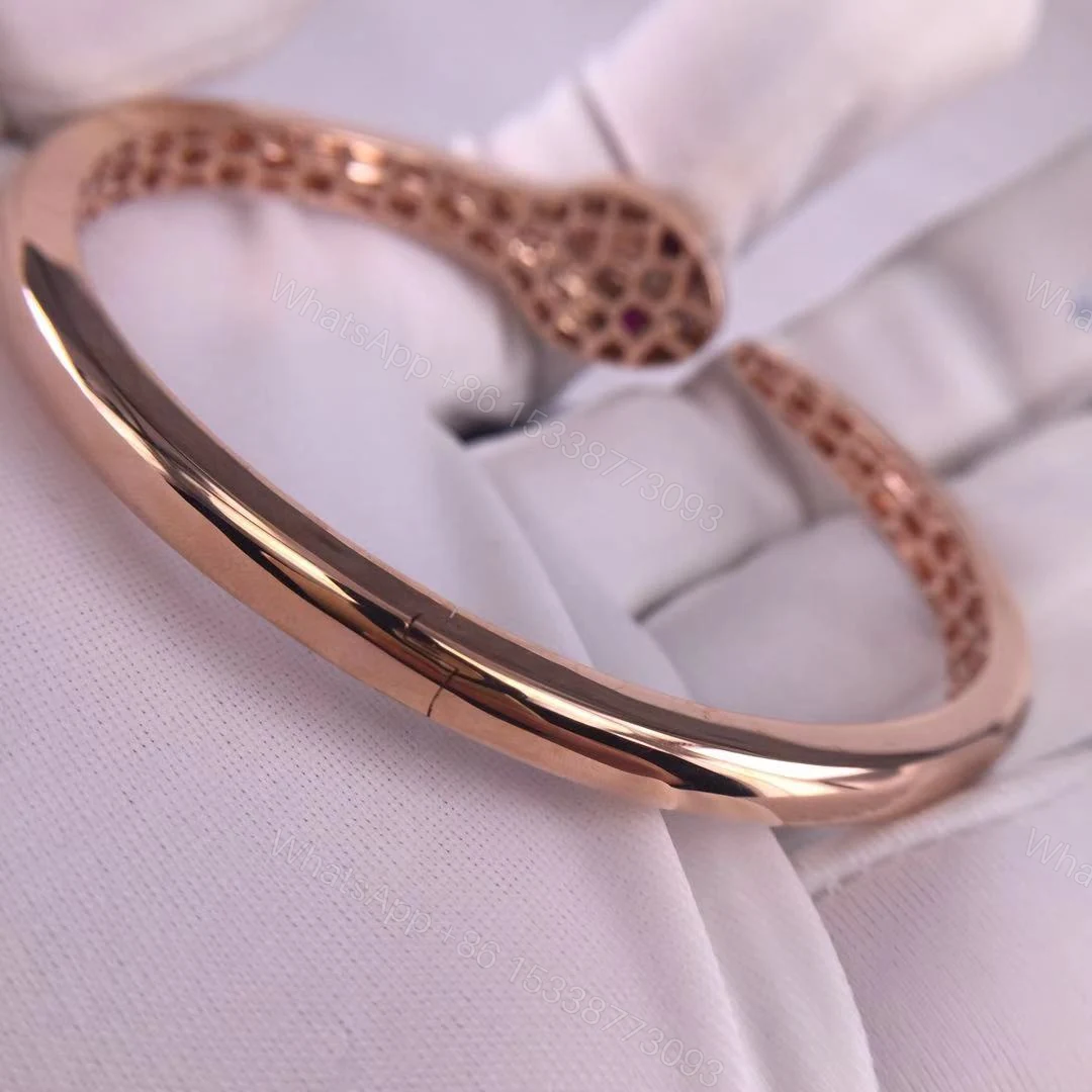 View 8 of Bvlgari Serpenti 18k pink gold bracelet