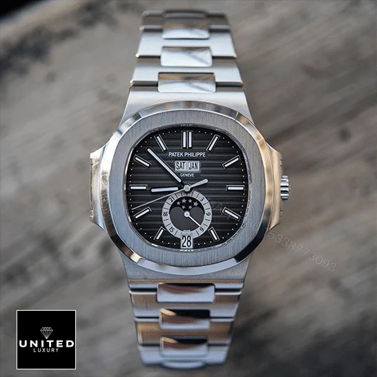 View 8 of Patek Philippe Nautilus Black Dial Replica
