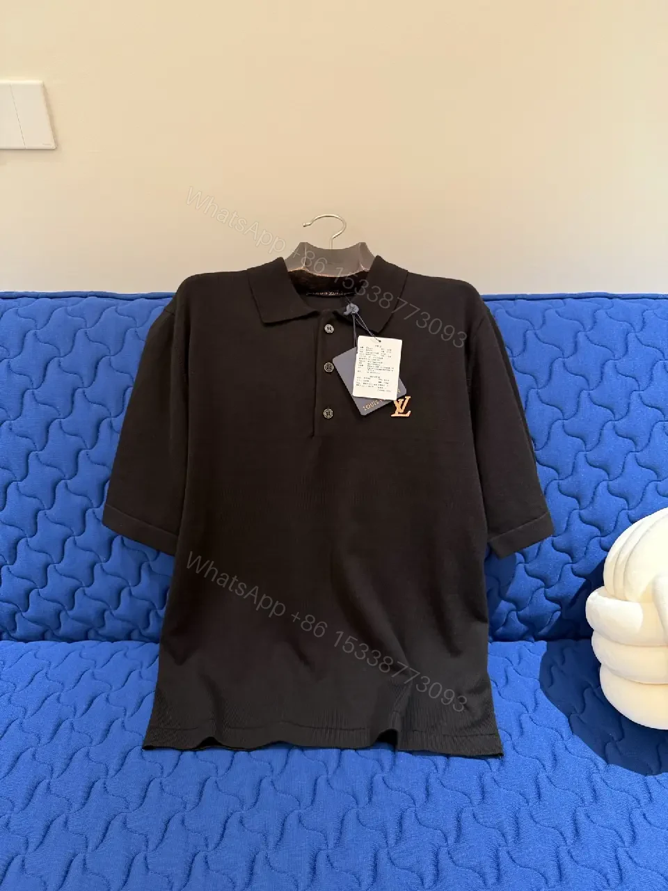 View 11 of Polished Polo: Subtle LV-Inspired Signature Polo Shirt