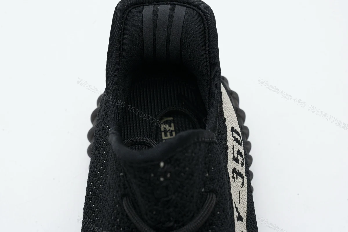 View 12 of (OG)Adidas Fake Yeezy 350 V2 Core BlackWhite Real Boost BY1604