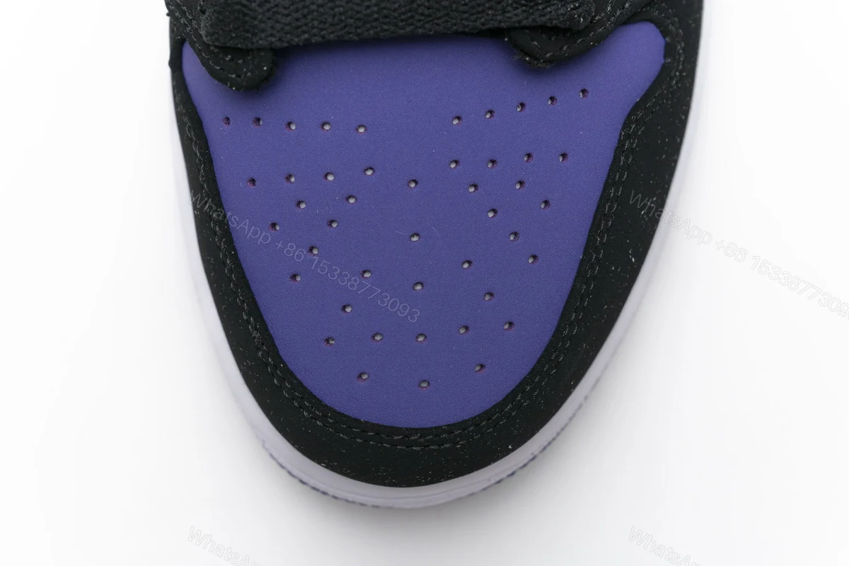 View 8 of Air Jordan 1 Low Court Purple 553558-125